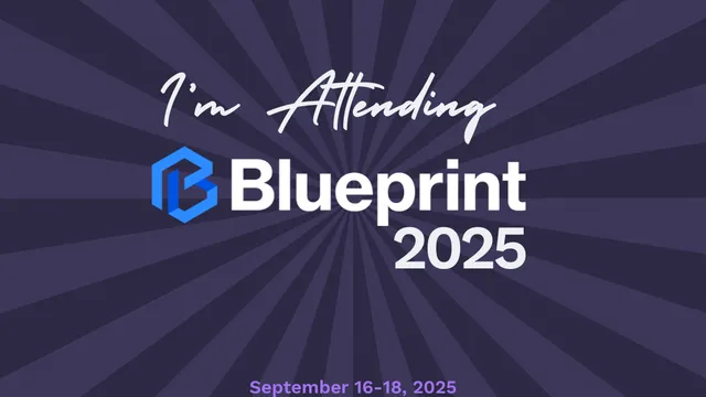 Event "we're attending" social graphic — awareness content produced by Gameplan