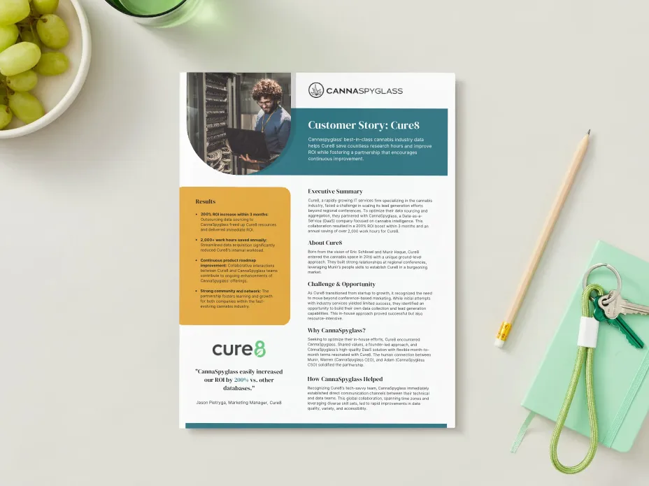 CSG one-pager designed by Gameplan
