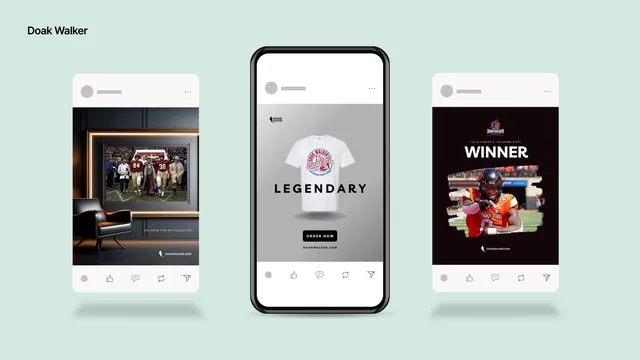 Sports feature social graphic — awareness content produced by Gameplan