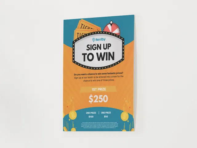 Rentby marketing flyer designed by Gameplan