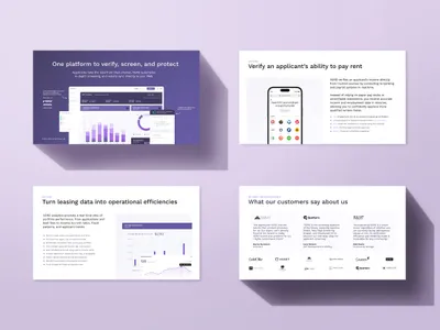 VERO pitch deck designed by Gameplan