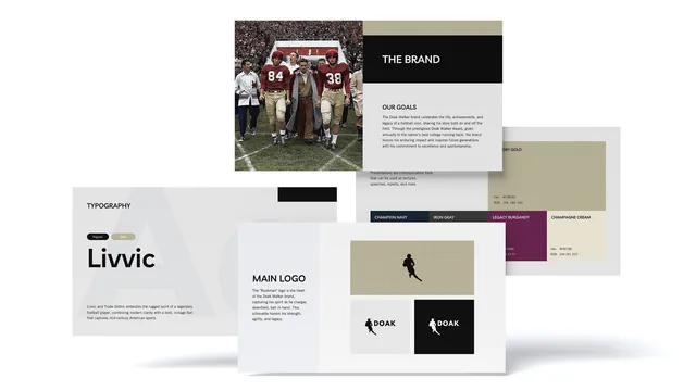 Doak Walker brand identity developed by Gameplan