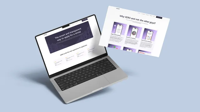 VERO website designed and built by Gameplan