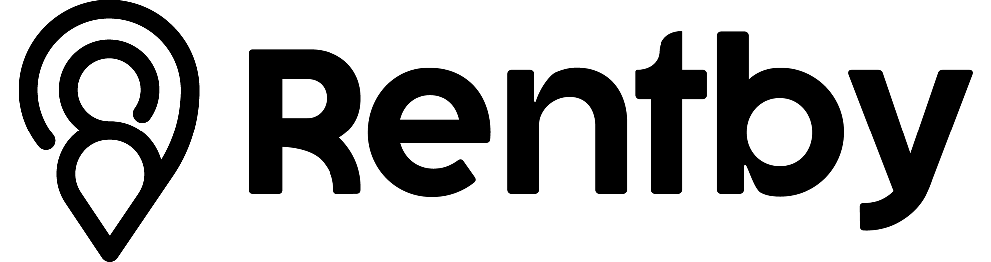 Image of Rentby logo in black