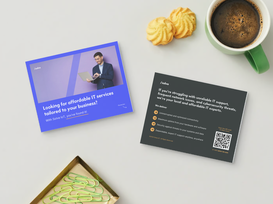 Image of the Solve IoT marketing flyer